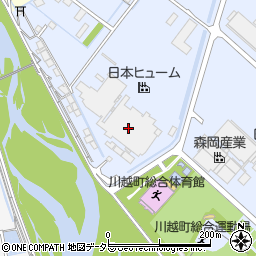 日本ヒューム株式会社　三重工場周辺の地図