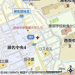 静岡県静岡市葵区東瀬名町11周辺の地図