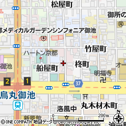 京都府京都市中京区高田町周辺の地図