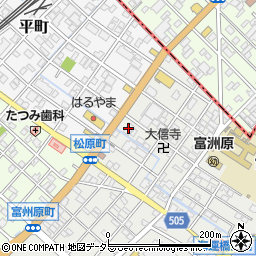 餃子の王将富州原店周辺の地図