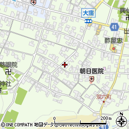 滋賀県蒲生郡日野町大窪991周辺の地図