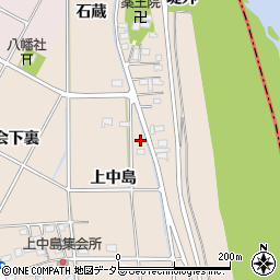 愛知県豊田市畝部東町上中島周辺の地図