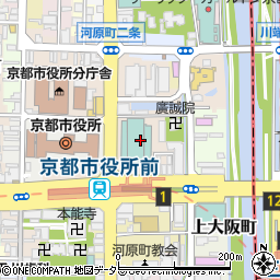アビステブティック　京都ホテルオークラ店周辺の地図