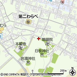 滋賀県蒲生郡日野町大窪1296周辺の地図