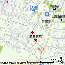 滋賀県蒲生郡日野町大窪1004周辺の地図