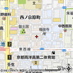 京都府京都市中京区西ノ京原町101-10周辺の地図