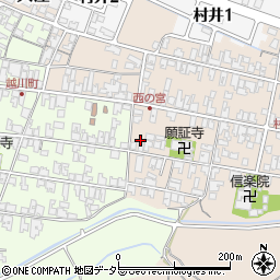 滋賀県蒲生郡日野町村井1453周辺の地図