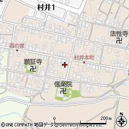 滋賀県蒲生郡日野町村井1396周辺の地図