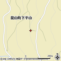 静岡県浜松市天竜区龍山町下平山346周辺の地図