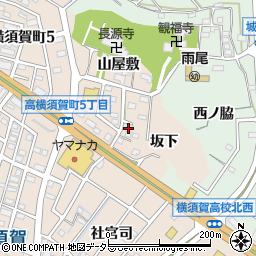 愛知県東海市高横須賀町会下前周辺の地図