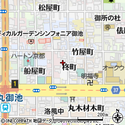 京都府京都市中京区柊町576周辺の地図