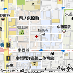京都府京都市中京区西ノ京原町101-7周辺の地図