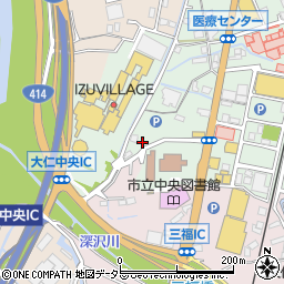 静岡県伊豆の国市田京172-3周辺の地図