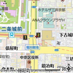 京都府京都市中京区押堀町周辺の地図