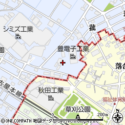 愛知県刈谷市一ツ木町（茶煎坊）周辺の地図