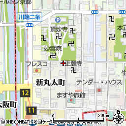 京都府京都市左京区大菊町周辺の地図