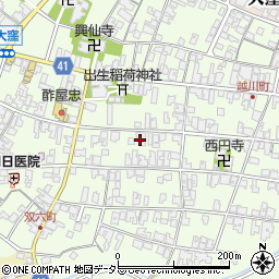 滋賀県蒲生郡日野町大窪705周辺の地図