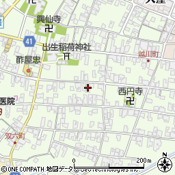 滋賀県蒲生郡日野町大窪702周辺の地図