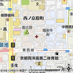 京都府京都市中京区西ノ京原町101-15周辺の地図