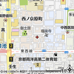 京都府京都市中京区西ノ京原町101-12周辺の地図