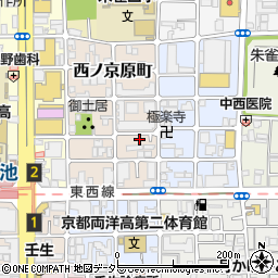 京都府京都市中京区西ノ京原町101-8周辺の地図