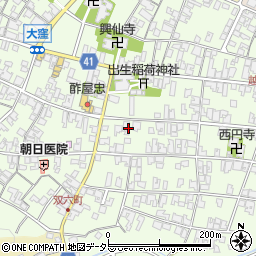 滋賀県蒲生郡日野町大窪715周辺の地図