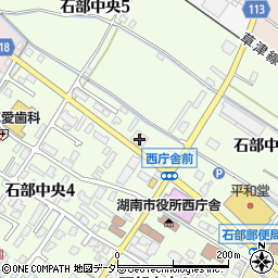 滋賀銀行石部支店周辺の地図