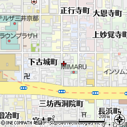 京都府京都市中京区押西洞院町周辺の地図