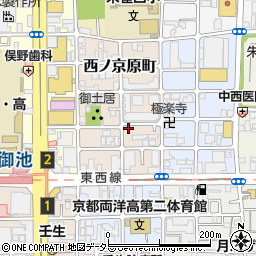 京都府京都市中京区西ノ京原町101-16周辺の地図