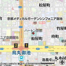 ハートンホテル京都周辺の地図