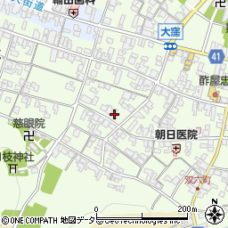 滋賀県蒲生郡日野町大窪988周辺の地図