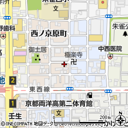 京都府京都市中京区西ノ京原町101-6周辺の地図