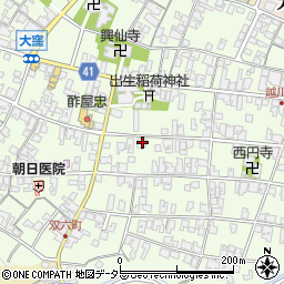 滋賀県蒲生郡日野町大窪712周辺の地図