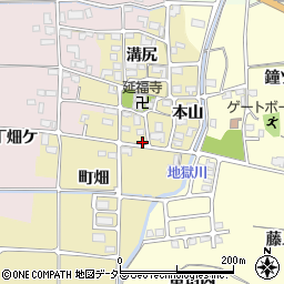 京都府亀岡市稗田野町天川町畑8周辺の地図