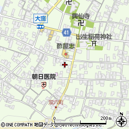 滋賀県蒲生郡日野町大窪728周辺の地図