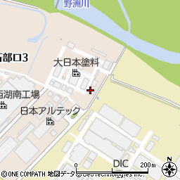 日東三和塗料株式会社周辺の地図