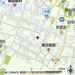滋賀県蒲生郡日野町大窪763周辺の地図