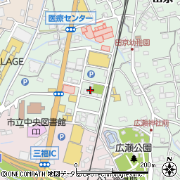 三島合同タクシー　田京営業所周辺の地図
