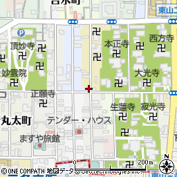 京都府京都市左京区新東洞院町287周辺の地図