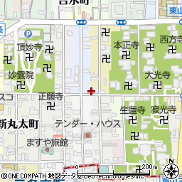 京都府京都市左京区新東洞院町284周辺の地図
