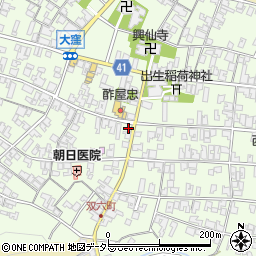 滋賀県蒲生郡日野町大窪726周辺の地図