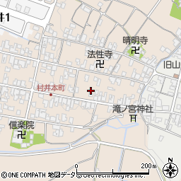 滋賀県蒲生郡日野町村井1343周辺の地図