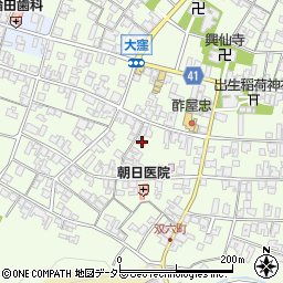 滋賀県蒲生郡日野町大窪744周辺の地図