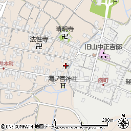 滋賀県蒲生郡日野町村井1331周辺の地図