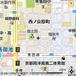 京都府京都市中京区西ノ京原町40周辺の地図