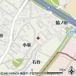 愛知県豊田市花園町小泉周辺の地図