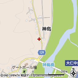 静岡県伊豆の国市神島1087周辺の地図