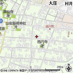滋賀県蒲生郡日野町大窪689周辺の地図