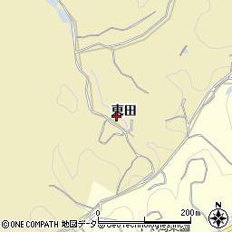 愛知県岡崎市丹坂町（東田）周辺の地図