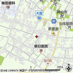 滋賀県蒲生郡日野町大窪748周辺の地図